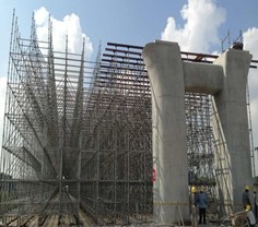 條條大路通羅馬，高架橋腳手架勞苦功高